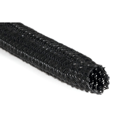 HellermannTyton - Hohlgeflechtschlauch Klapperschutzschlauch HEGSAS30-PET-BK (25) schwarz − 25 Meter