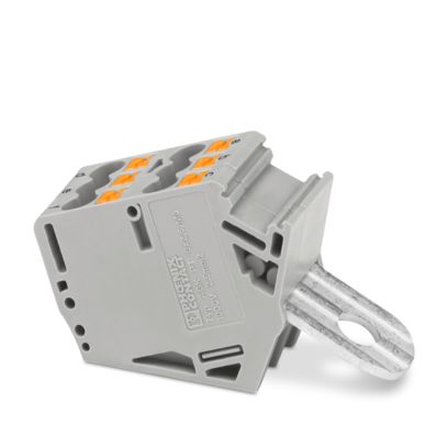Phoenix Contact - Durchgangs-Reihenklemme Abgriffklemme AGK PT 6X2,5/M6 − 10 Stück