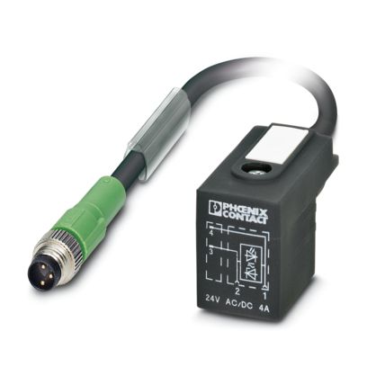 Phoenix Contact - Konfektioniertes Sensor-Aktor-Kabel Sensor-/Aktor-Kabel SAC-2P-M8MS/#1237126 − 50 Stück