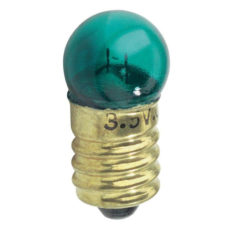Scharnberger+Hasenbein - Anzeige- und Signallampe Kugellampe 11,5x24mm 93142 E10 3,5V 0,2A grün
