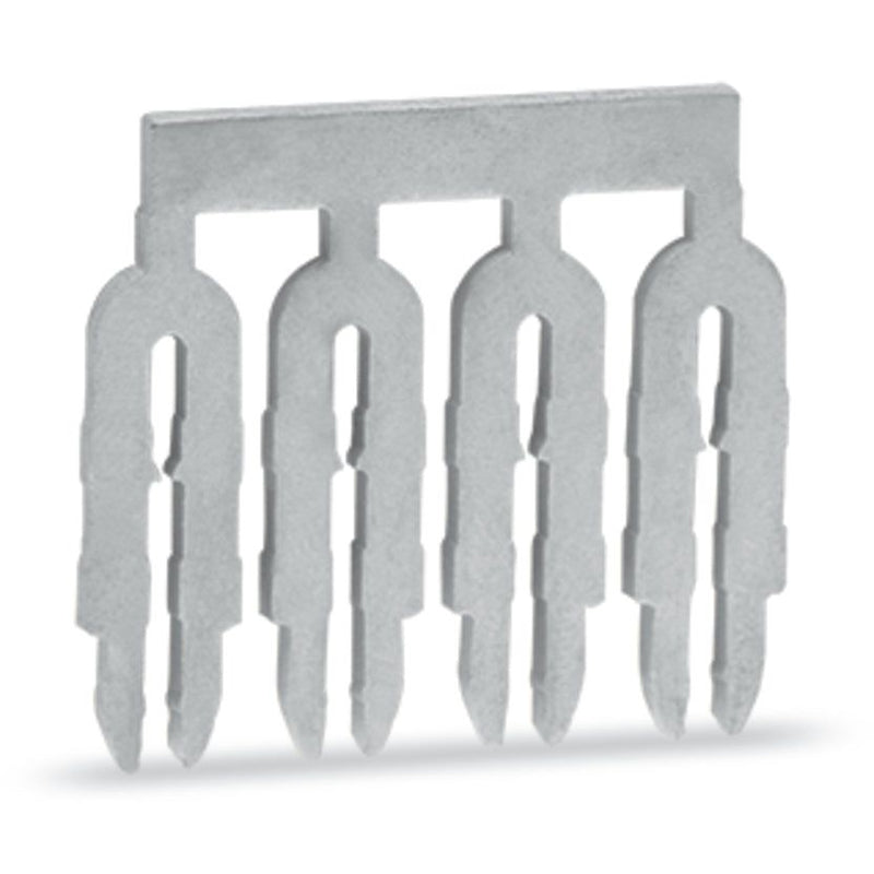 WAGO - Querverbinder/Brücker für Reihenklemme Brücker 2-fach 745-192 blank,silberfarben − 50 Stück