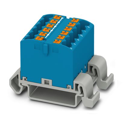 Phoenix Contact - Durchgangs-Reihenklemme Verteilerblock PTFIX 12X2,5#1221419 − 8 Stück