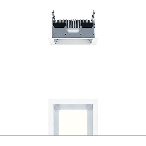 Zumtobel Group - Downlight/Strahler/Flutlicht LED - Deckeneinbauleuchte PANOS EVO #60816076 Q140L 830 LDO SM WH
