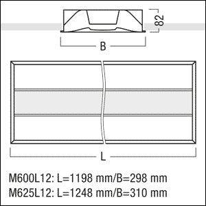 Zumtobel Group - Decken - /Wandleuchte LED - Einbauleuchte MLevo EA  #42184936 4000K