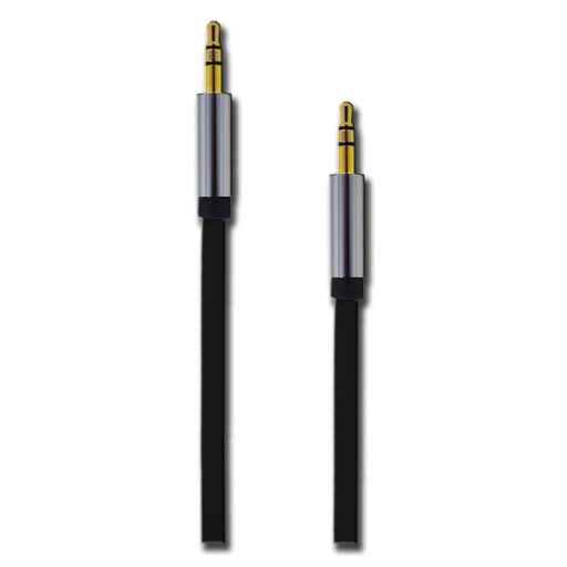 Hückmann - Zubehör/Ersatzteile für Batterie/Akku/Ladegerät Audioflachkabel 795100 Klink. 3,5mm, 150cm
