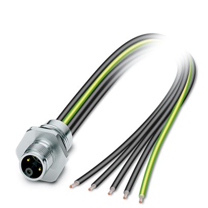 Phoenix Contact - Patchkabel Kupfer Gerätesteckverbinder SACC-E-M12MS#1239078 Vorderwand