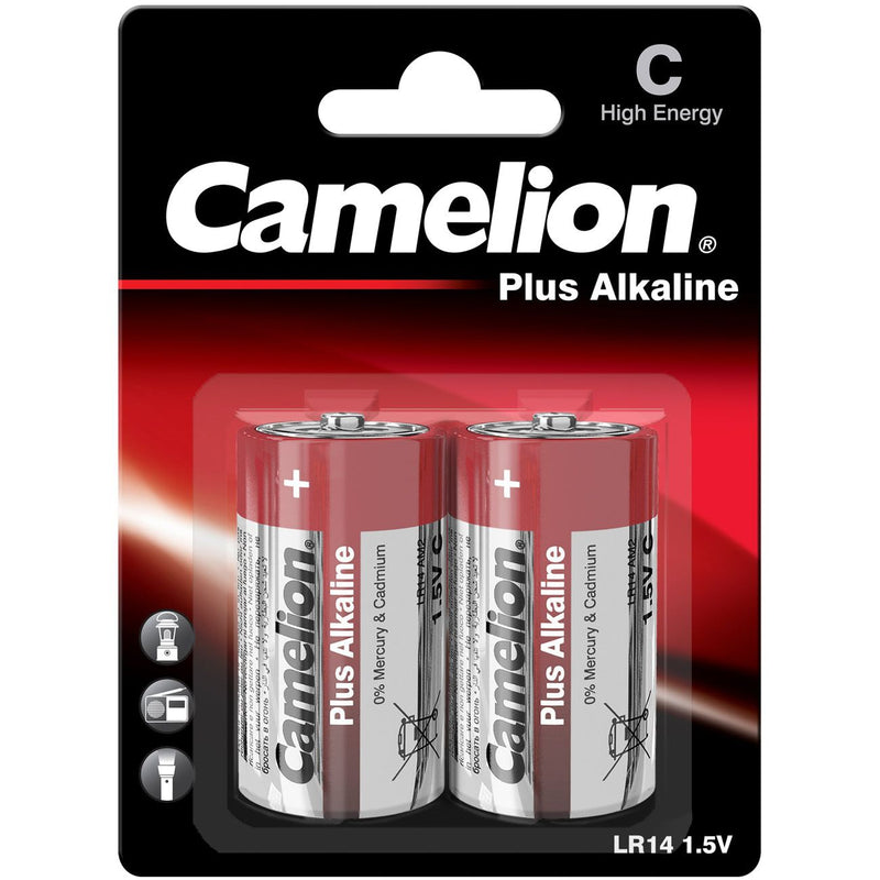 Hückmann - Batterie 1,5V Baby C LR14/Baby/BP2(VE 2) Bli2 Camelion − 6 Packung