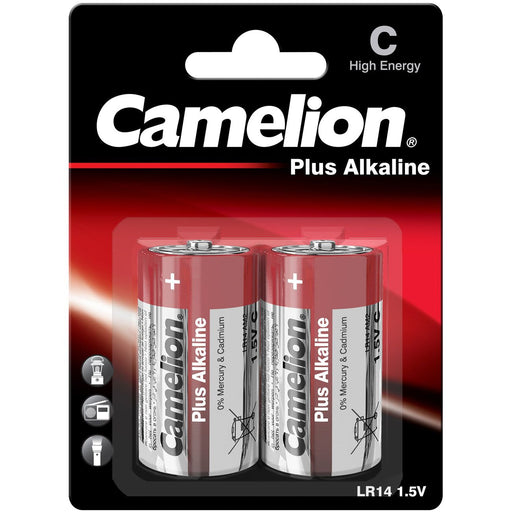 Hückmann - Batterie 1,5V Baby C LR14/Baby/BP2(VE 2) Bli2 Camelion − 6 Packung