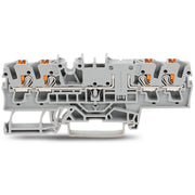 WAGO - Durchgangs-Reihenklemme 4-Leiter-Durchgangsklemme 2202-1802 2,5 mm²,orange − 50 Stück