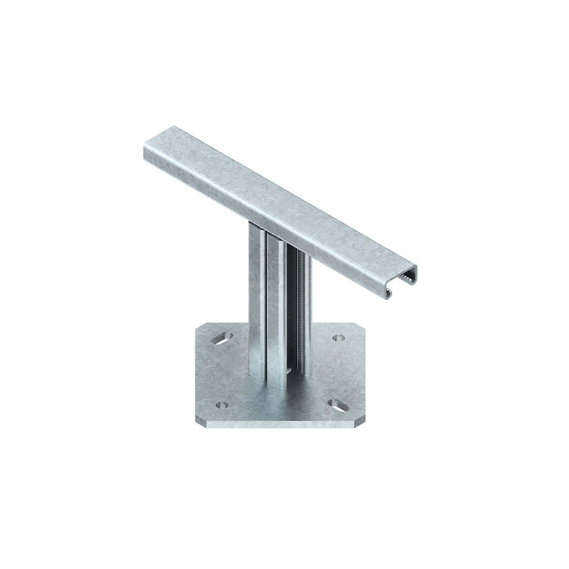 Niedax - Bodenstütze für Rohrbügel Bodenstütze T-Konsole RSSBP 190.400 V 190x400mm