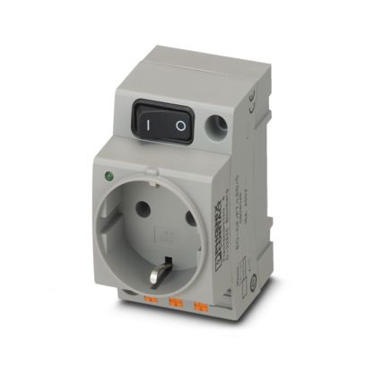 Phoenix Contact - Steckdose Reiheneinbau Steckdose EO-CF/PT/LED/S − 5 Stück