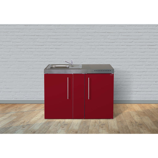Stengel - Mini-Küche Miniküche Premiumline MPBR120GKFreBli Bordeauxrot