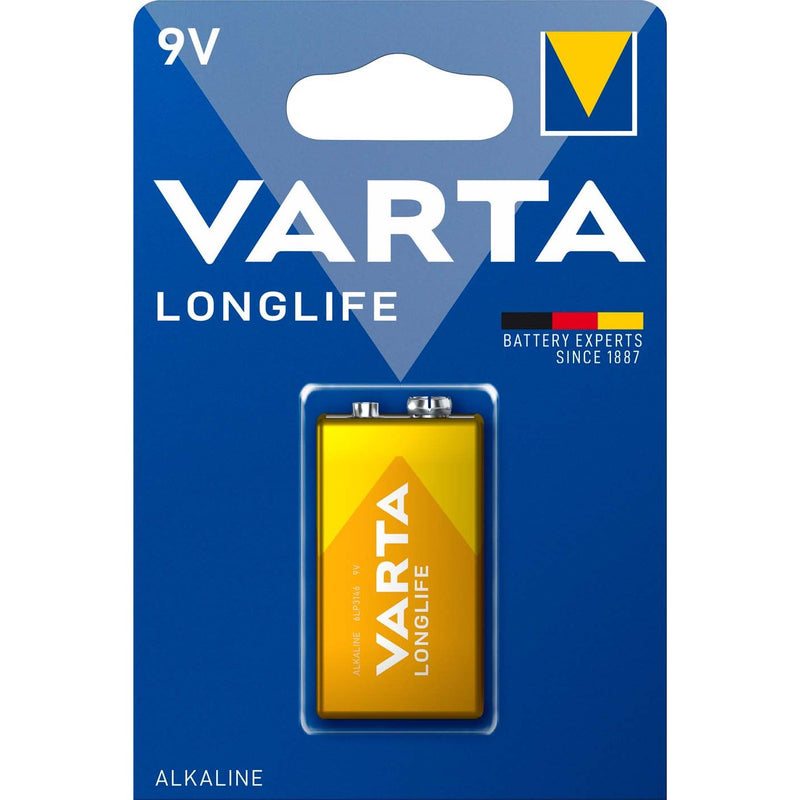 Varta Cons.Varta - Batterie VARTA Longlife 9V 04122101411(Bli1) Blister 1 − 10 Stück