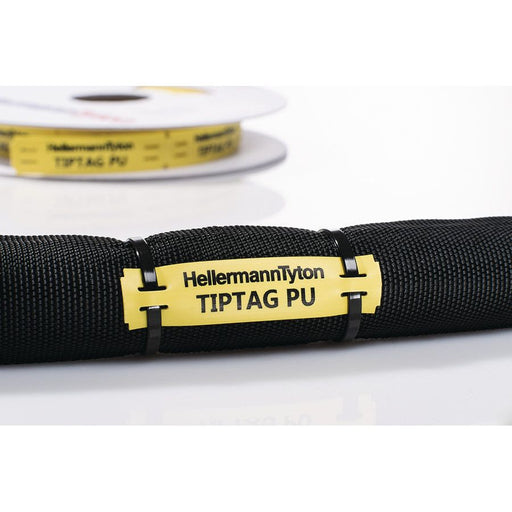 HellermannTyton - Kabelmarkierungssystem Kennzeichnungsschilder 556-25020(125) 11x100mm gelb Rolle − 125 Stück