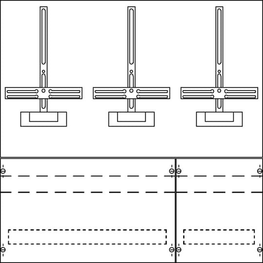 Striebel&John - Zählertafel Meßplatte KF142 unbestückt
