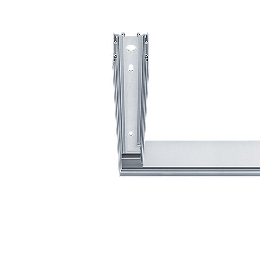 Zumtobel Group - Mechanisches Zubehör/Ersatzteile für Leuchten Betoneinbau - EckKanal SLN2 - C CL  #22172299 silber