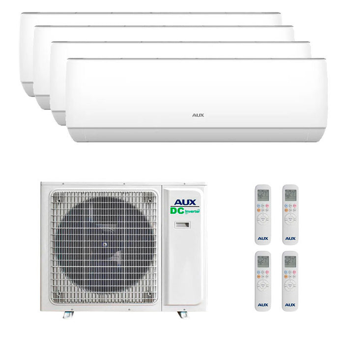AUX Premium Multi-Split Klimaanlage – 4 x Wandgerät + 1 Außengerät – inkl. WiFi
