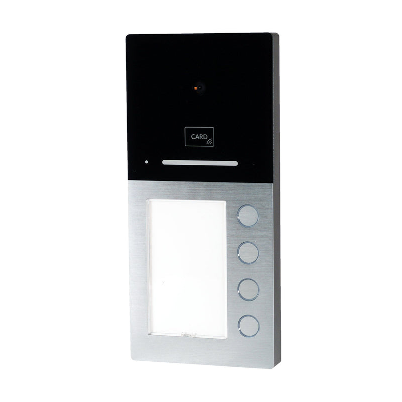 HHG - Türstation für Türkommunikation Außenstation AP 4-Familien Villa AP 4 AS RL m. RFID u. Bluetooth