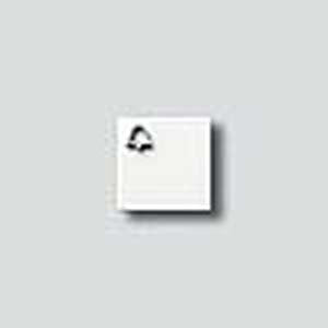 Siedle&Söhne - Zubehör/Ersatzteile für Türkommunikation Taste m.Glockensymbol ws 200029810-00 f.TM/BTM612-4/650-04 − 1 Stück