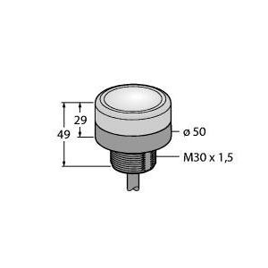 Turck - Optisches/Akustisches Signalgerät LED-Anzeige K50BCLS1XGXP Kennleuchte