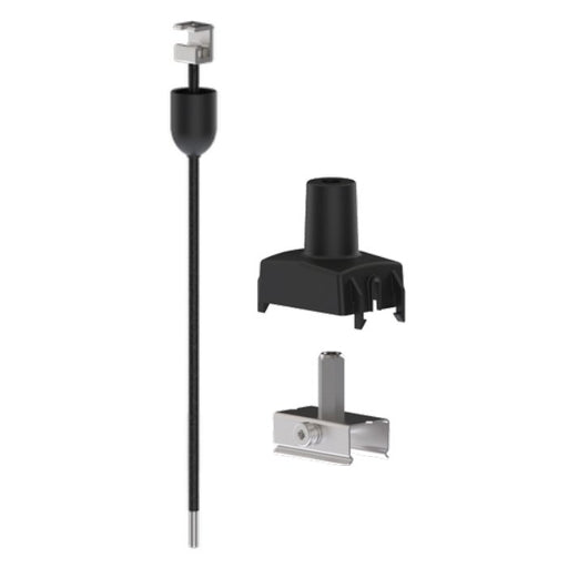 LTS Licht&Leuchten - Mechanisches Zubehör/Ersatzteile für Leuchten Pendelrohrabhängung ST-AP/19/S-9000-P3sw schwarz