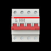 ABB Stotz S&J - Schalter für Reiheneinbau Trennschalter E204/16R Schaltgriff rot