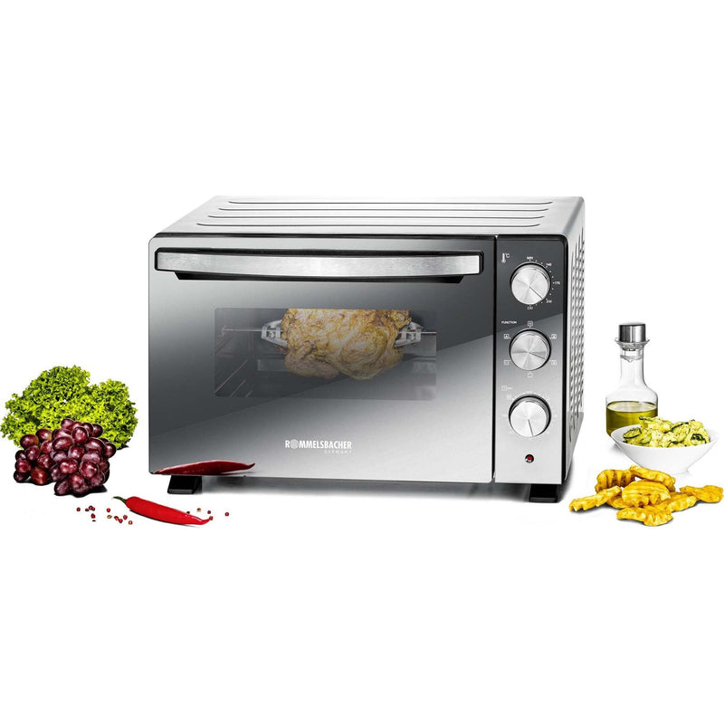 Rommelsbacher - Tischbackofen/Backgrill Kleinbackofen BGS 1500 30l 1500W Uml+Drehsp