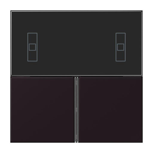 Jung - Abdeckung/Bedienelement für Installationsschalterprogramme Tastensatz 3fach LC 4093 TSA 248 noir divoire