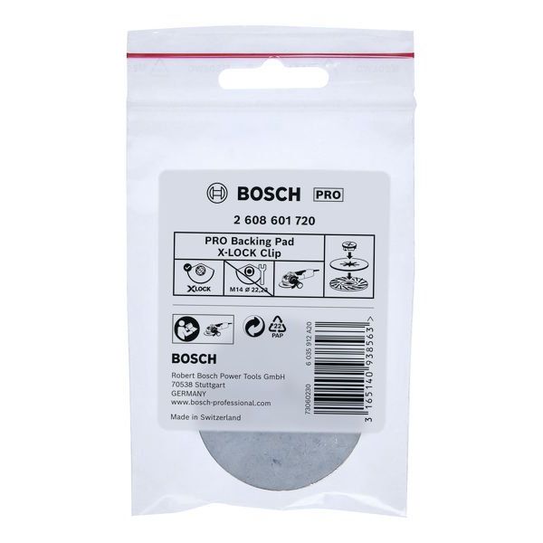 Bosch - Trenn-/Schleifscheibe PRO Stützteller 2608601720 Clip, X-Lock