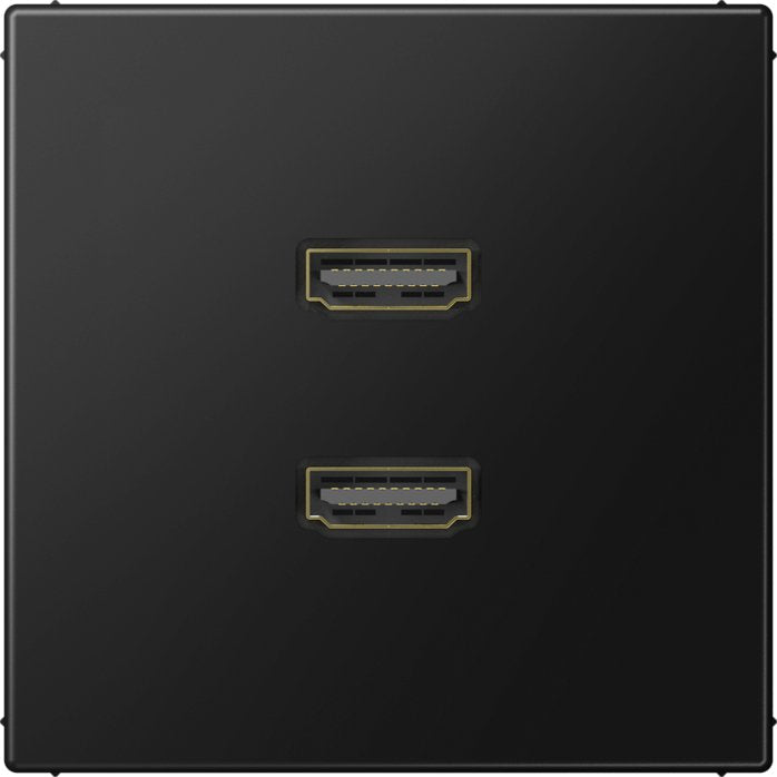 Jung - Multifunktions-Anschlussdose Multimedia-Anschlusssystem MA LS 1133 SWM graphitschwarz matt