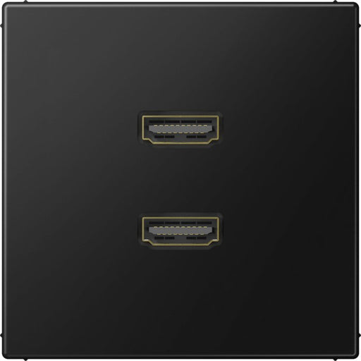 Jung - Multifunktions-Anschlussdose Multimedia-Anschlusssystem MA LS 1133 SWM graphitschwarz matt