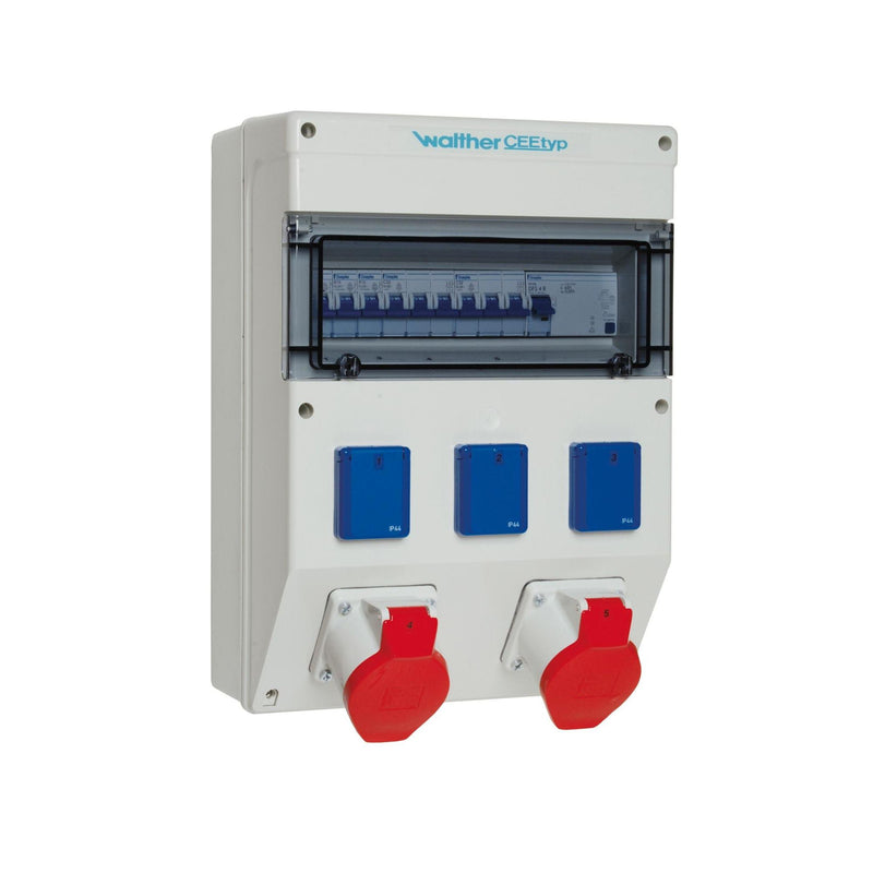 Walther Werke - CEE-Steckdosen-Kombination (IEC 60309) Steckdosenkombination 6821202 SK II