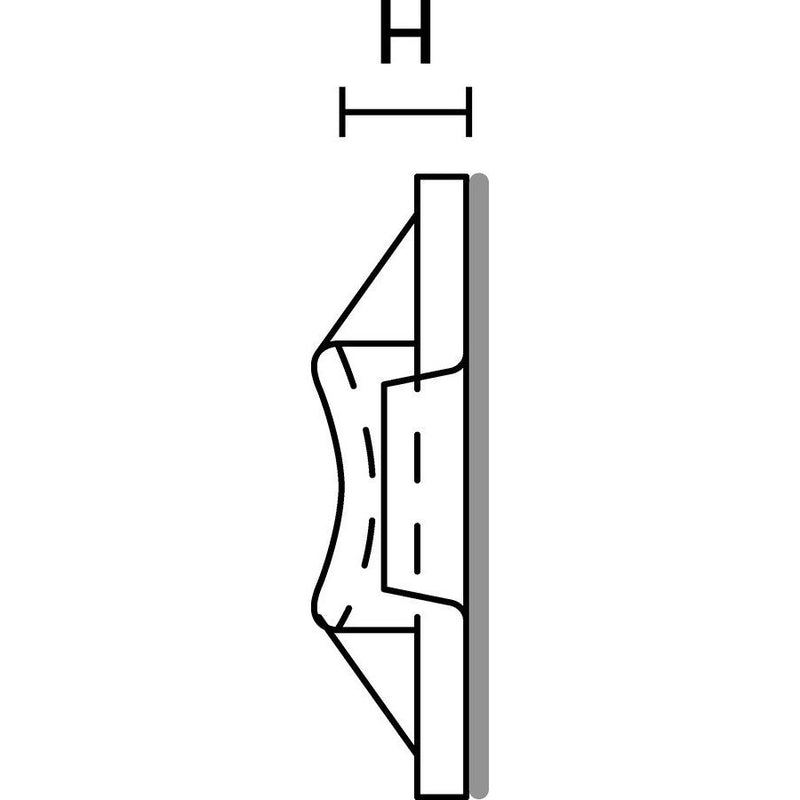 HellermannTyton - Befestigungssockel und -element für Kabelbinder Befestigungssockel TY8G1S-N66-NA − 100 Stück