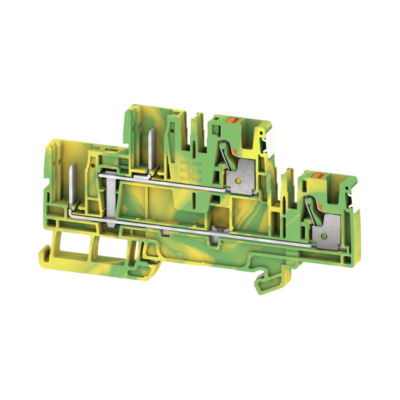 Weidmüller - Durchgangs-Reihenklemme Klemme APGTB42TPE4C/2DL PUSH IN, 4 mm² − 50 Stück