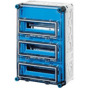 Hensel - Installationskleinverteiler Automatengehäuse Mi 1333 36TE m.3Klappdeckeln − 1 Stück by Hensel

