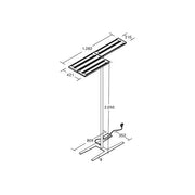 Brumberg Leuchten - Stehleuchte LED-Stehleuchte 77423694AI 4000K, dim
