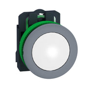 Schneider Electric - Leuchtmelder, Komplettgerät Leuchtmelder XB5FVG1C0 ws,30mm,120V,in grau
