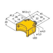 Turck - Induktiver Näherungsschalter Sensor NI4DS202AP6X2H1141 induktiv