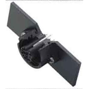 Binder - Rundsteckverbinder, Einbau (ohne Leitung) Flanschdose 09 4228 00 07 6p.+PE