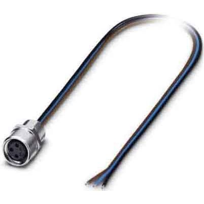 Phoenix Contact - Rundsteckverbinder, feldkonfektionierbar (Industriesteckverbinder) Einbausteckverbinder SACCEM8FS3CON-M8/0,5 3-polig M8