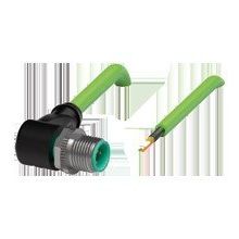 Pepperl+Fuchs Fabrik - Konfektioniertes Sensor-Aktor-Kabel Kabelstecker, Ethernet V1SD-W-GN20M-PUR-E2S