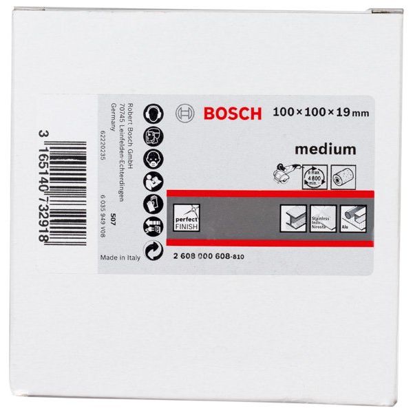 Bosch - Trenn-/Schleifscheibe Vliesschleifwalze für 2608000608 Satinierer 19 mm