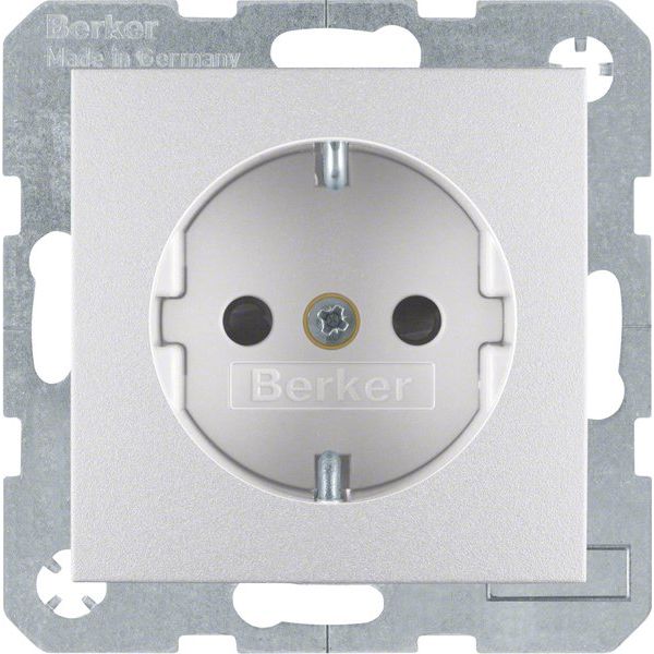 Berker - Steckdose Schuko-Steckd.alu matt 47231404