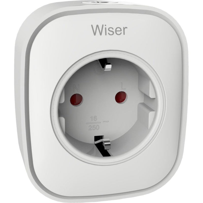Schneider Electric - Bussystem-Schaltaktor Wiser Smart Plug CCTFR6501 Zwischenstecker