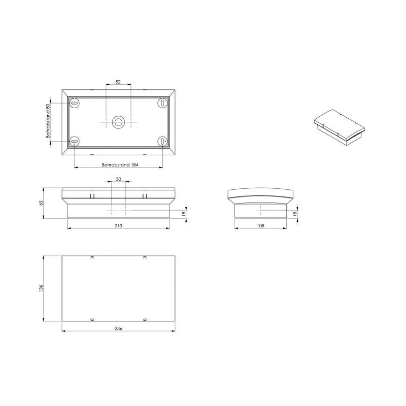 RP-Technik - Sicherheitsleuchte Rettungszeichenleuchte PMW401WL EB 1h, WL