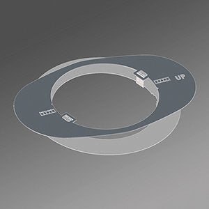 Regiolux - Mechanisches Zubehör/Ersatzteile für Leuchten Einbaurahmen changy-SR vw