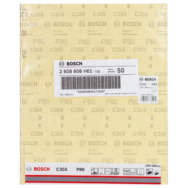 Bosch - Schleifpapier/Schleifvlies Schleifrolle PRO C355 2608608H61 ,230x280, G80