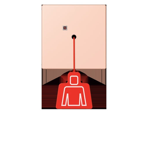Jung - Behindertenelement für Installationsschalterprogramme Notrufsystem Zugtaster NRS LC 0834 ZT 234 locre rouge clair