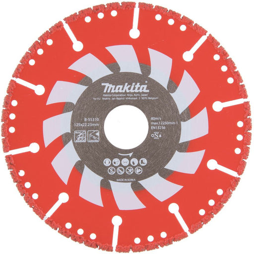 Makita - Trenn-/Schleifscheibe Diamantscheibe B-55310 125mm Rettung