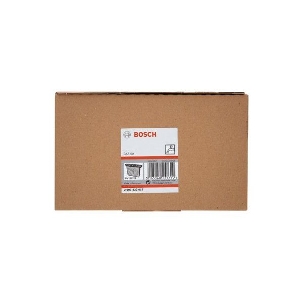 Bosch - Zubehör/Ersatzteile für Bodenpflege Faltenfilter, Polyester, 2607432017 viereckig 8600 cm²